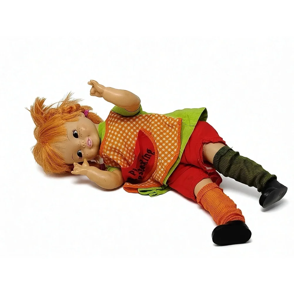 Horsman Pippi Longstocking 18 Inch Doll Vinyl Figure 1972 Classic Storybook Toy
